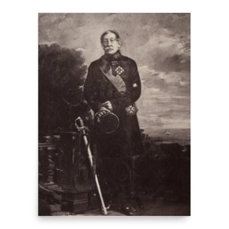 Alexander George Woodford poster print, in size 18x24 inches.