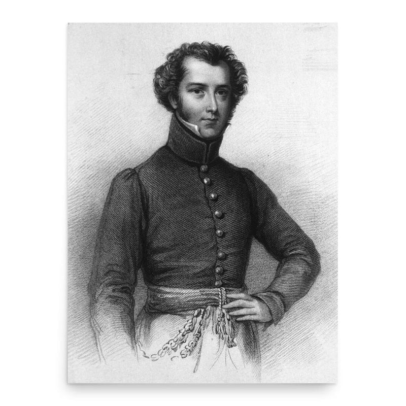 Alexander Gordon Laing poster print, in size 18x24 inches.