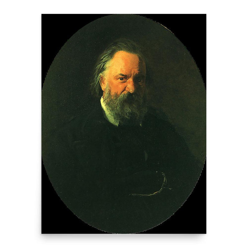 Alexander Herzen poster print, in size 18x24 inches.