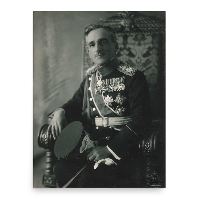 Alexander I of Yugoslavia poster print, in size 18x24 inches.