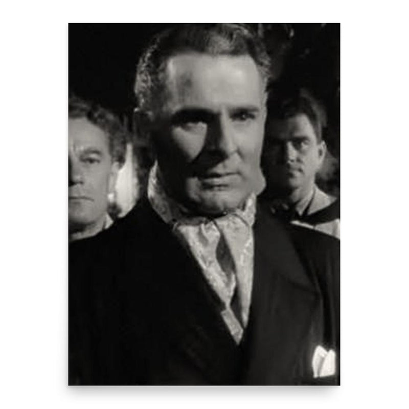 Alexander Scourby poster print, in size 18x24 inches.