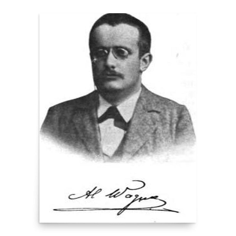 Alexander Wagner poster print, in size 18x24 inches.