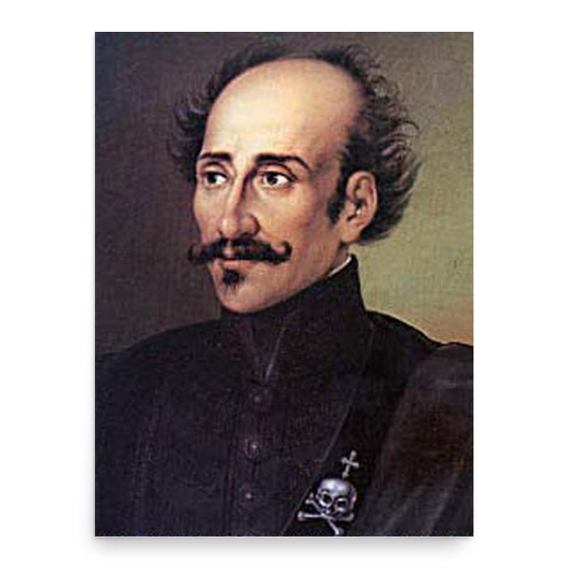 Alexander Ypsilantis poster print, in size 18x24 inches.