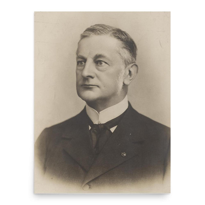 Alexander de Savornin Lohman poster print, in size 18x24 inches.