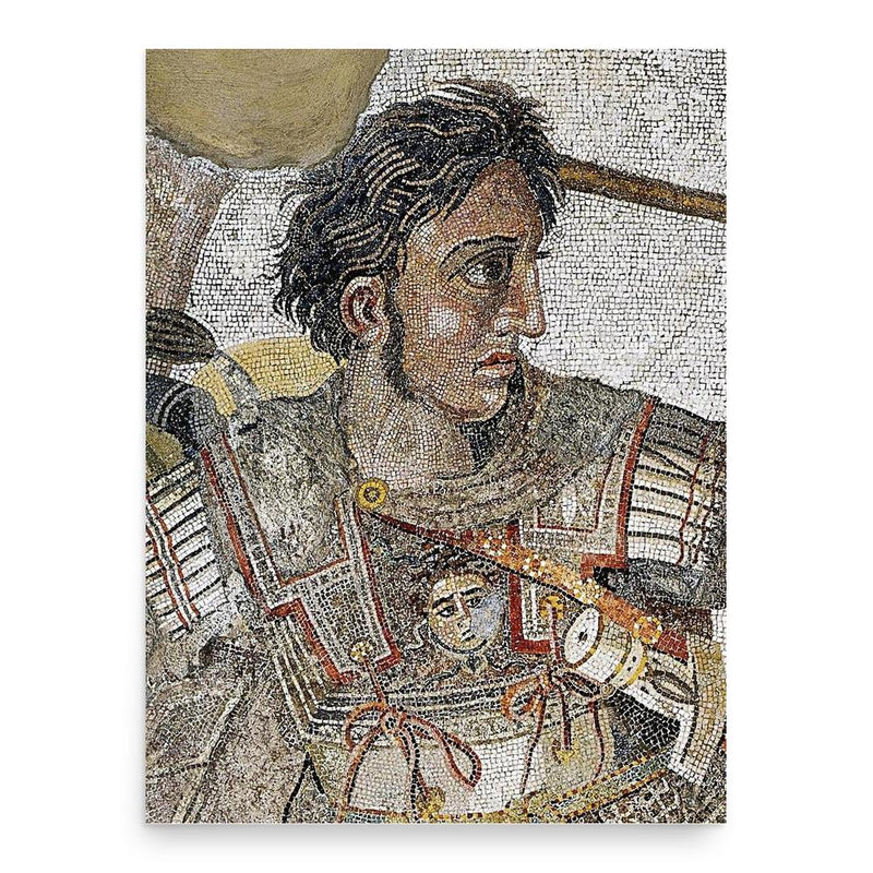 Alexander the Great poster print, in size 18x24 inches.