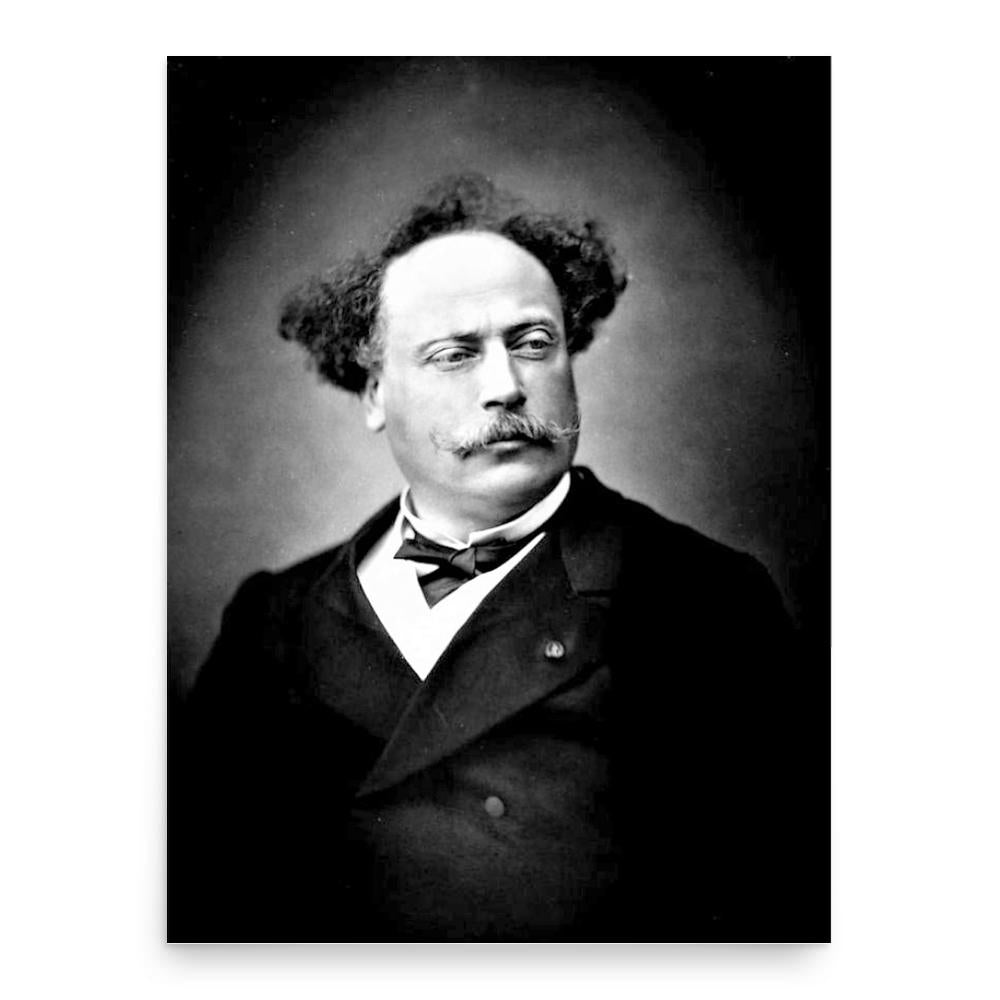 Alexandre Dumas fils poster print, in size 18x24 inches.