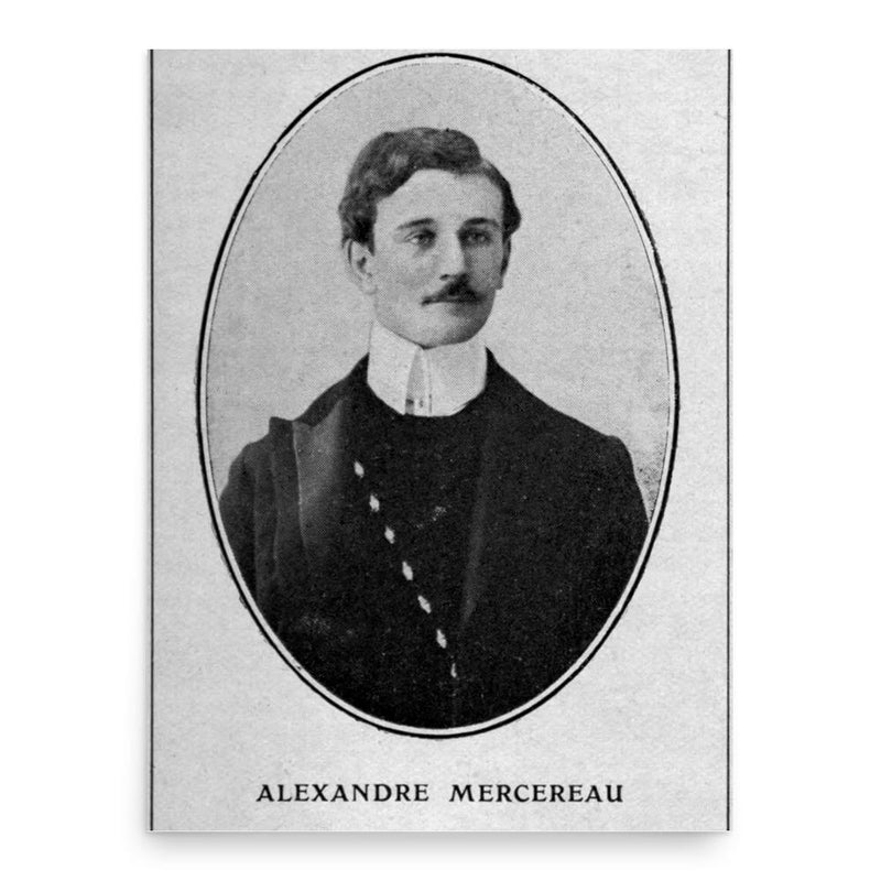 Alexandre Mercereau poster print, in size 18x24 inches.