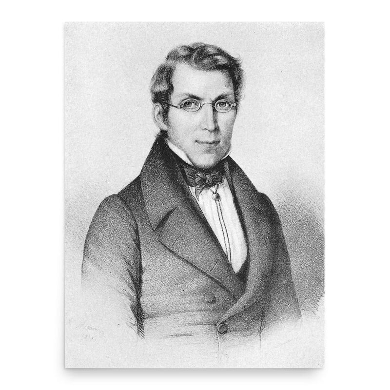 Alexandre Vinet poster print, in size 18x24 inches.