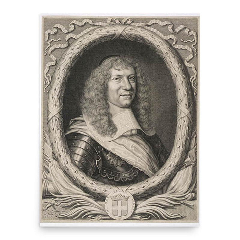 Alexandre de Prouville de Tracy poster print, in size 18x24 inches.