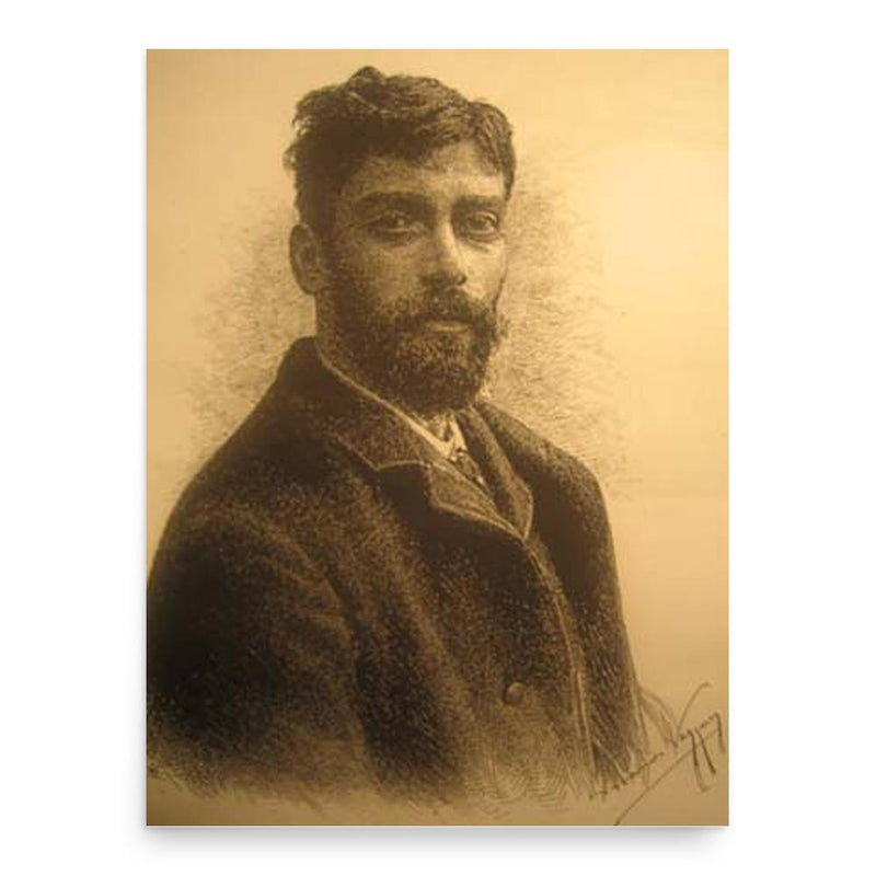 Alexandre de Riquer poster print, in size 18x24 inches.