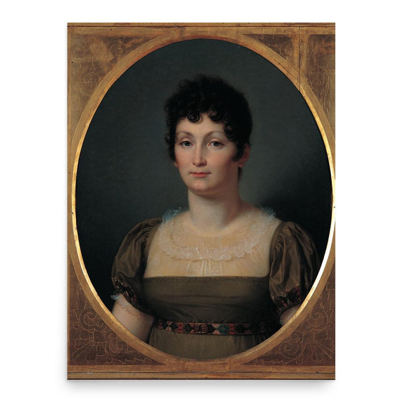 Alexandrine de Bleschamp poster print, in size 18x24 inches.