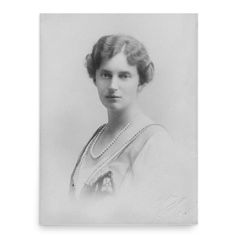 Alexandrine of Mecklenburg-Schwerin poster print, in size 18x24 inches.