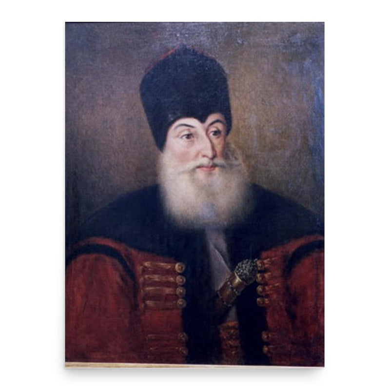 Alexandros Soutzos poster print, in size 18x24 inches.