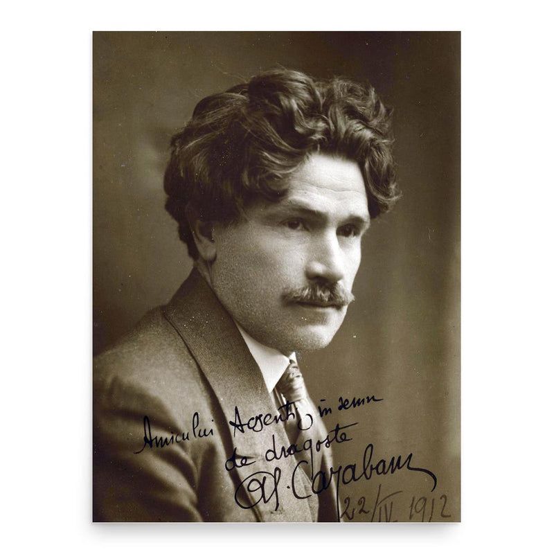 Alexandru Cazaban poster print, in size 18x24 inches.