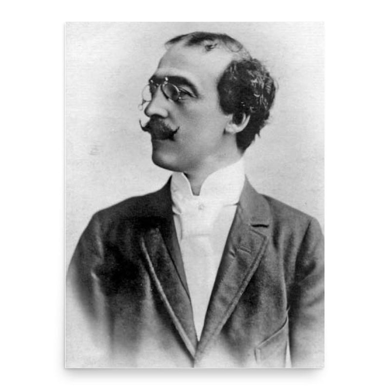 Alexandru Macedonski poster print, in size 18x24 inches.