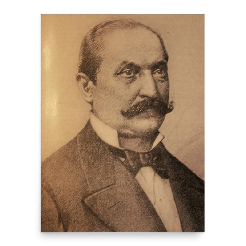 Alexandru Roman poster print, in size 18x24 inches.