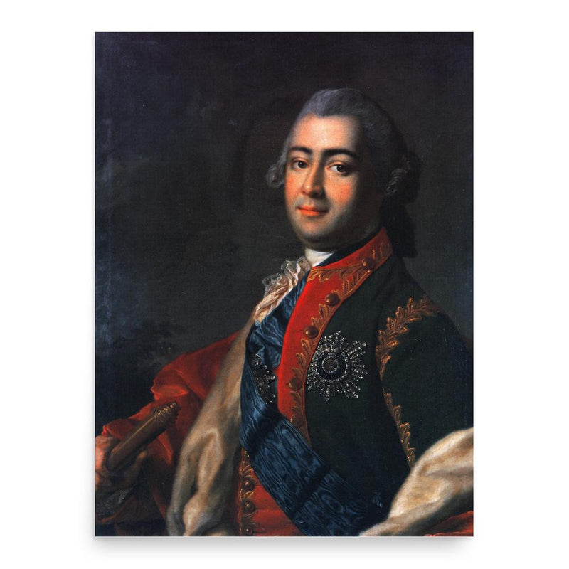 Alexei Razumovsky poster print, in size 18x24 inches.