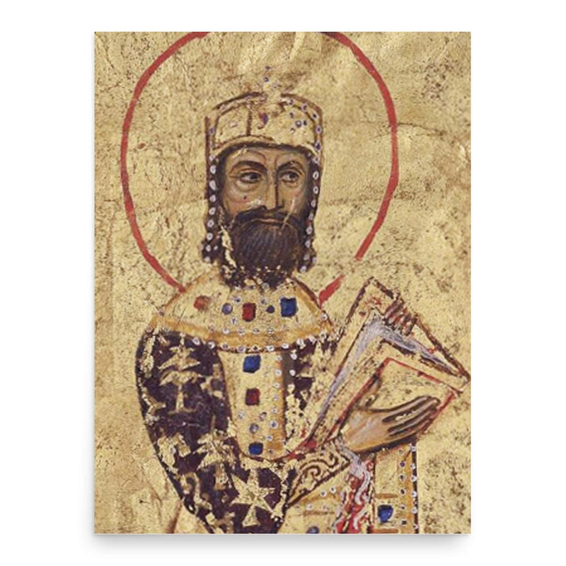 Alexios I Komnenos poster print, in size 18x24 inches.