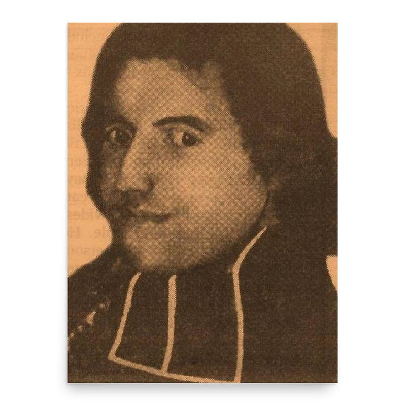 Alexis Bachelot poster print, in size 18x24 inches.