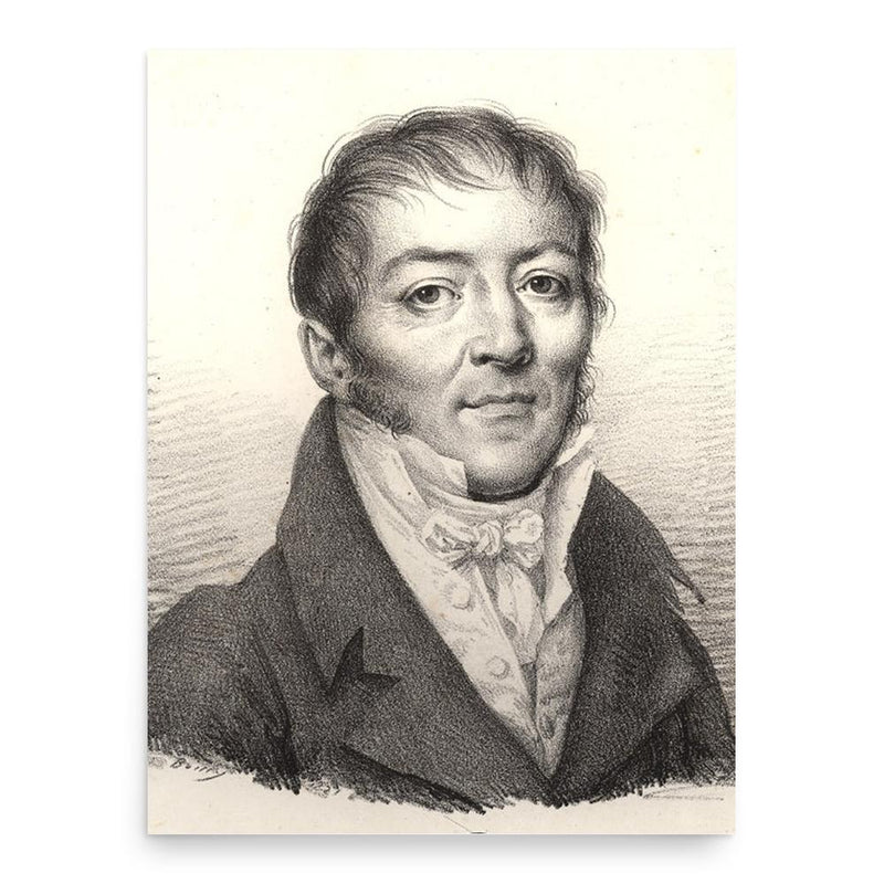 Alexis Bouvard poster print, in size 18x24 inches.