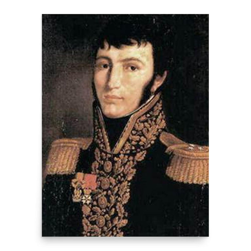 Alexis Joseph Delzons poster print, in size 18x24 inches.