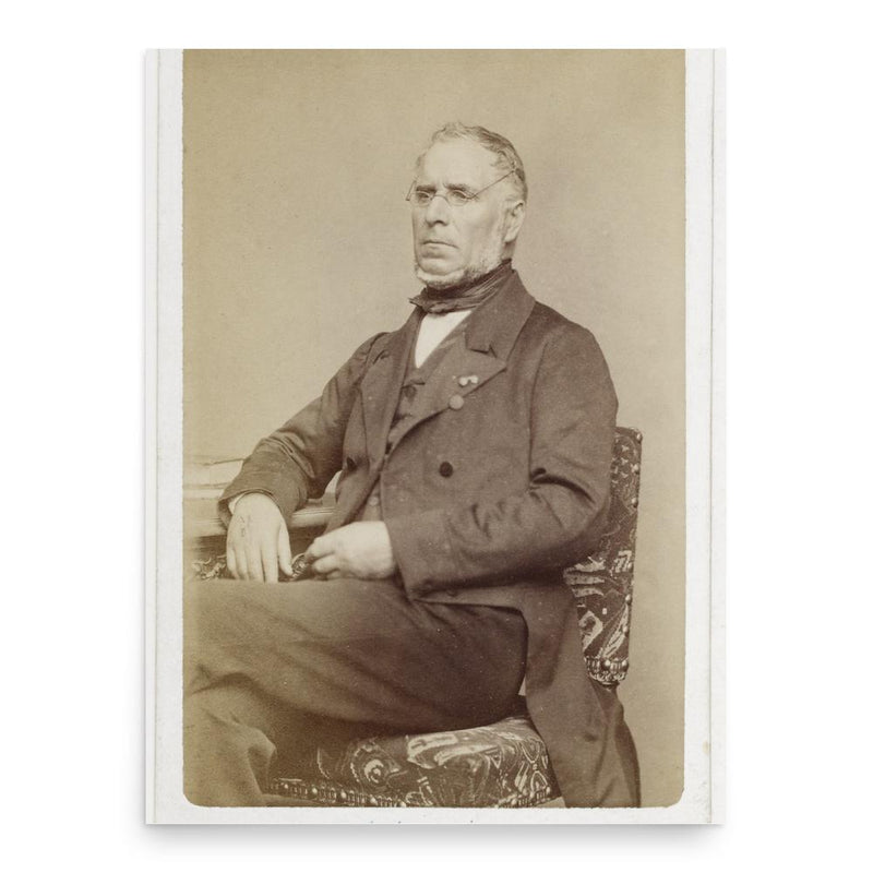 Alexis Perrey poster print, in size 18x24 inches.