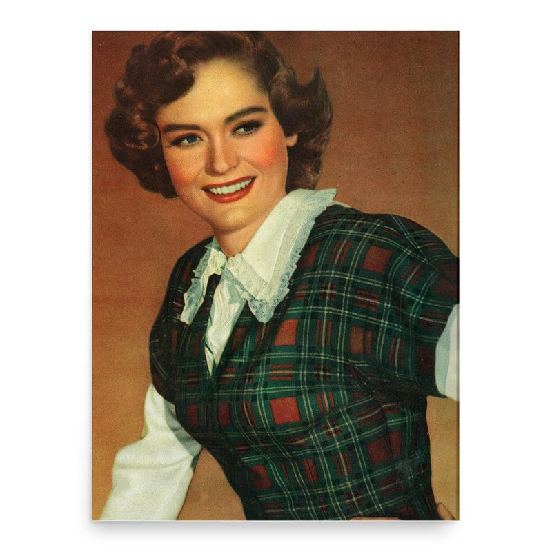 Alexis Smith poster print, in size 18x24 inches.