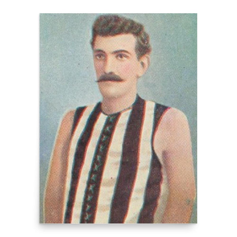 Alf Dummett poster print, in size 18x24 inches.