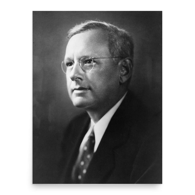 Alf Landon poster print, in size 18x24 inches.