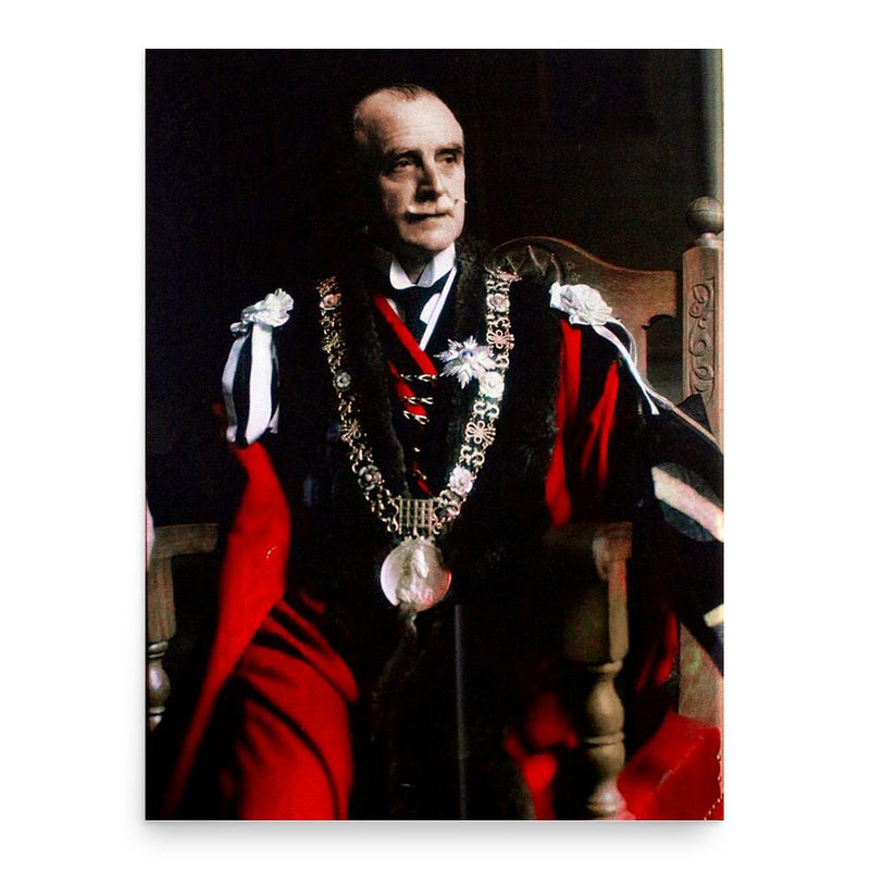 Alfie Byrne poster print, in size 18x24 inches.