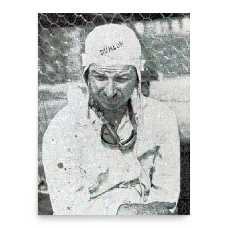 Alfieri Maserati poster print, in size 18x24 inches.