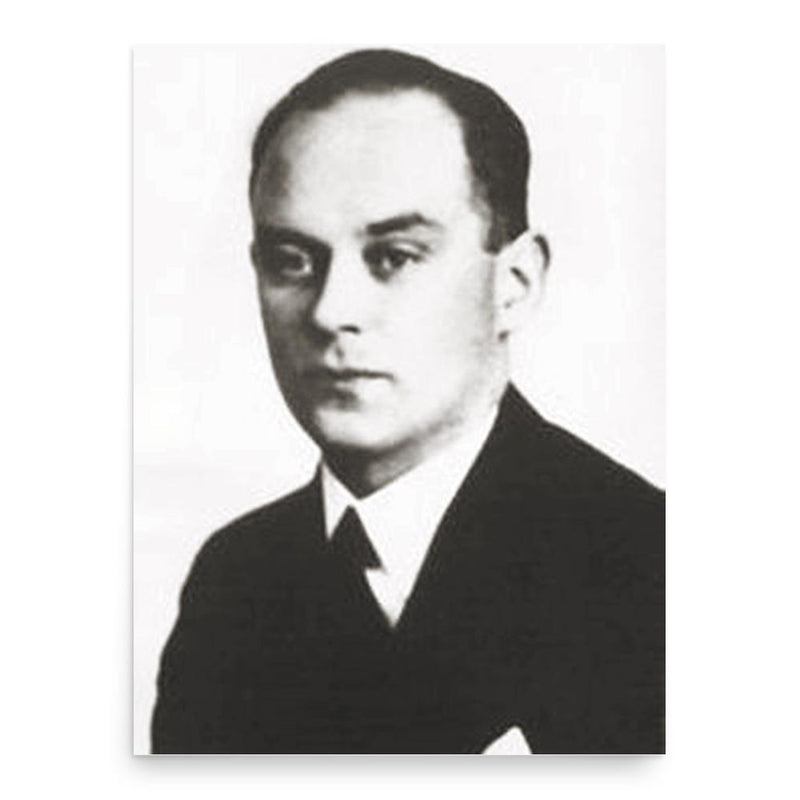 Alfons Flisykowski poster print, in size 18x24 inches.