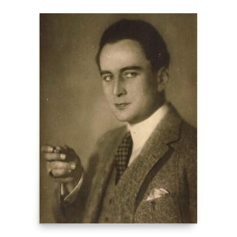 Alfons Fryland poster print, in size 18x24 inches.