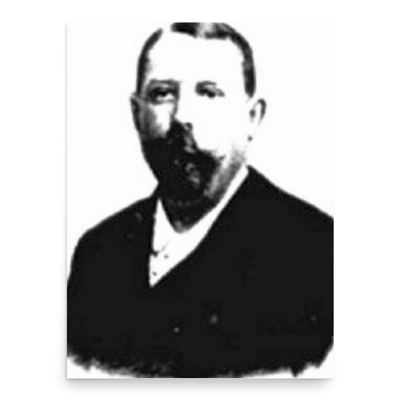 Alfons Oscar Saligny poster print, in size 18x24 inches.