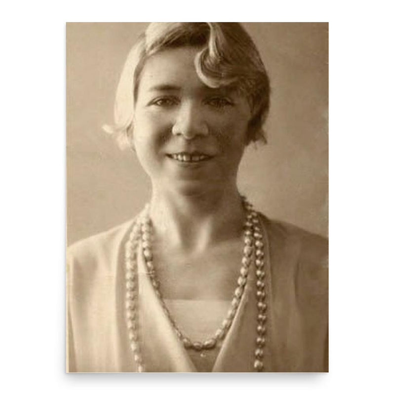 Alfonsina Storni poster print, in size 18x24 inches.