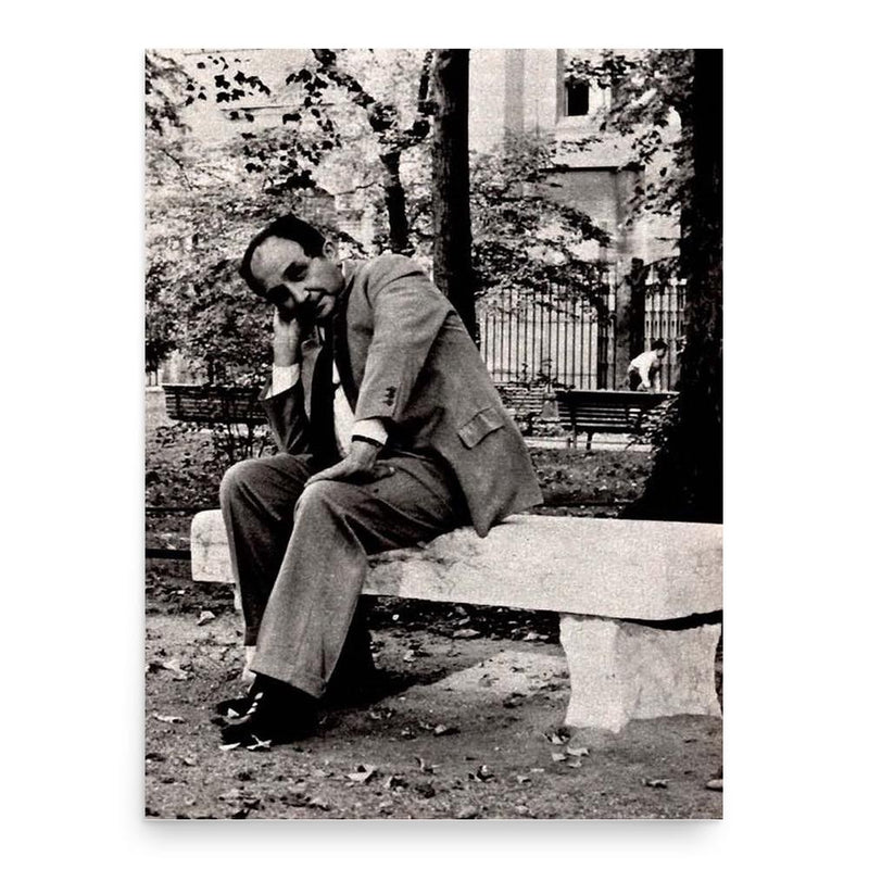 Alfonso Gatto poster print, in size 18x24 inches.