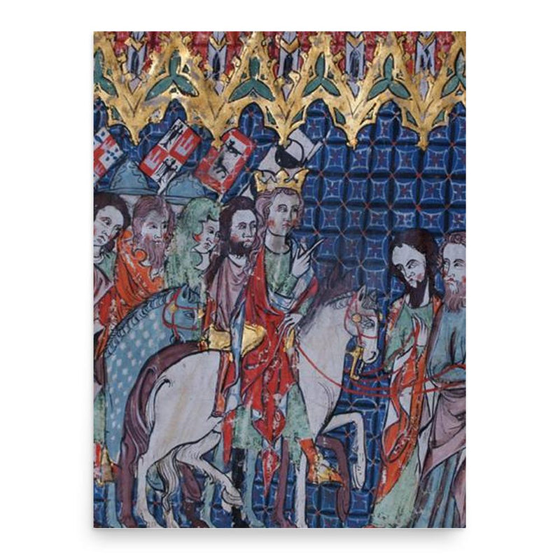 Alfonso XI of Castile poster print, in size 18x24 inches.