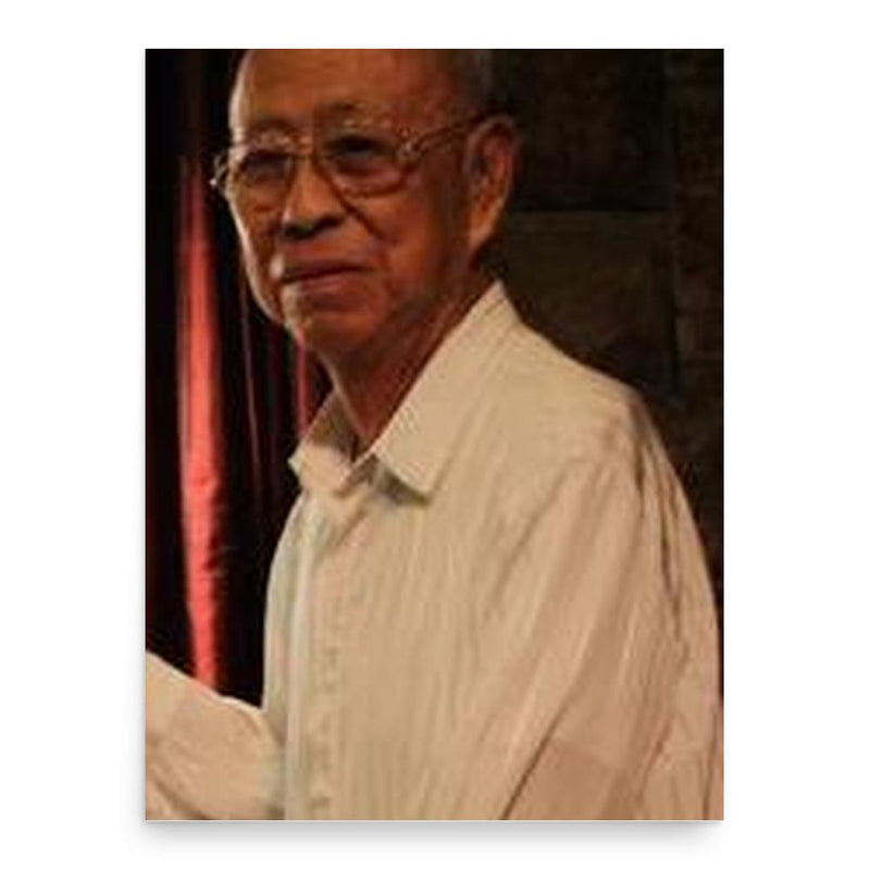 Alfonso Yuchengco poster print, in size 18x24 inches.