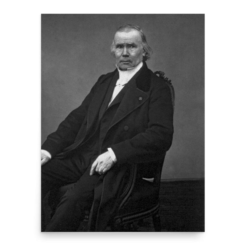 Alfred-Armand-Louis-Marie Velpeau poster print, in size 18x24 inches.