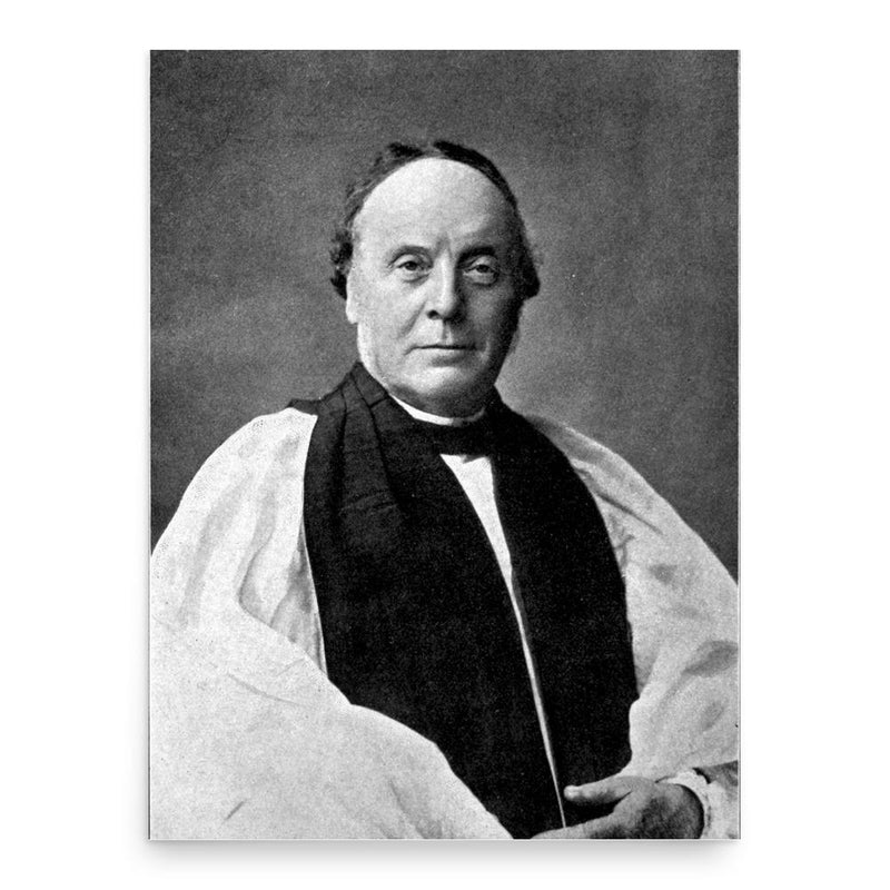 Alfred Barry poster print, in size 18x24 inches.