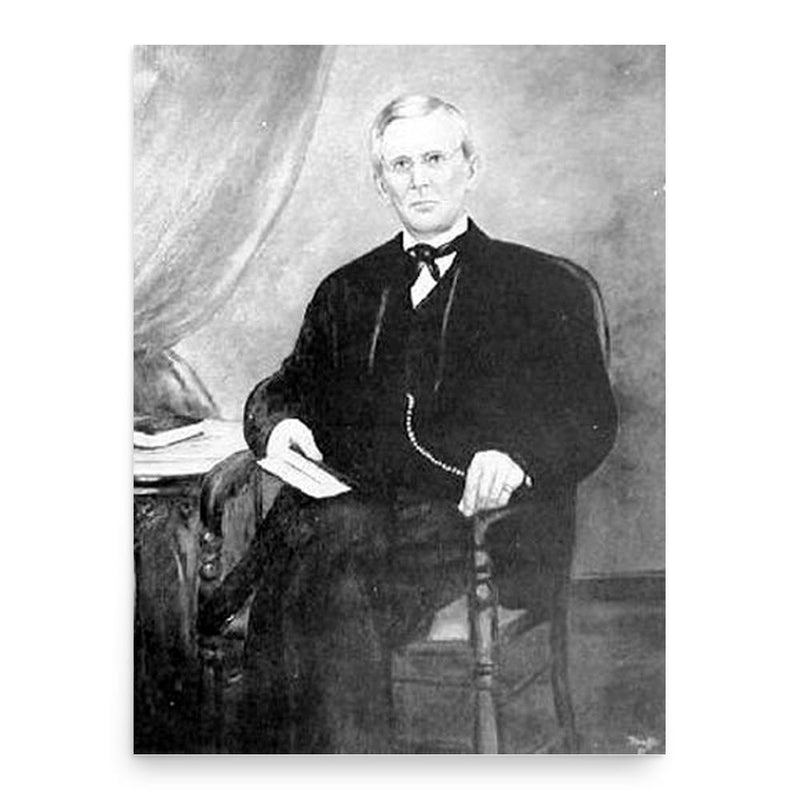 Alfred Beckley poster print, in size 18x24 inches.