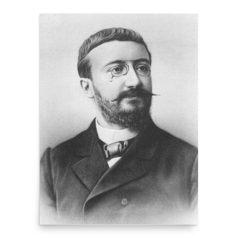 Alfred Binet poster print, in size 18x24 inches.