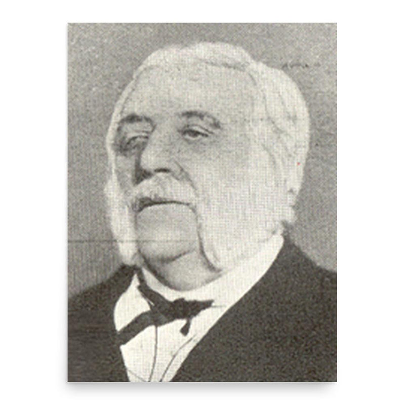 Alfred Bird poster print, in size 18x24 inches.