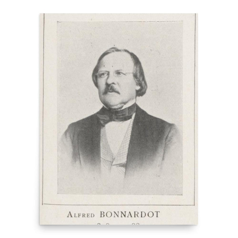 Alfred Bonnardot poster print, in size 18x24 inches.