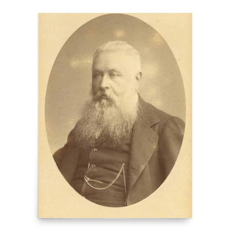 Alfred Cheeke poster print, in size 18x24 inches.