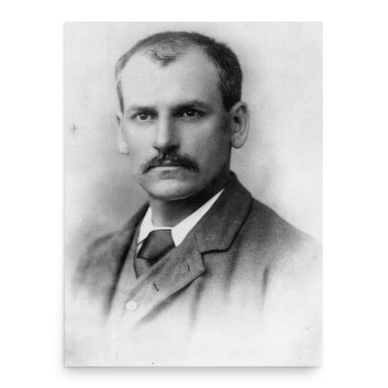 Alfred Cowley poster print, in size 18x24 inches.