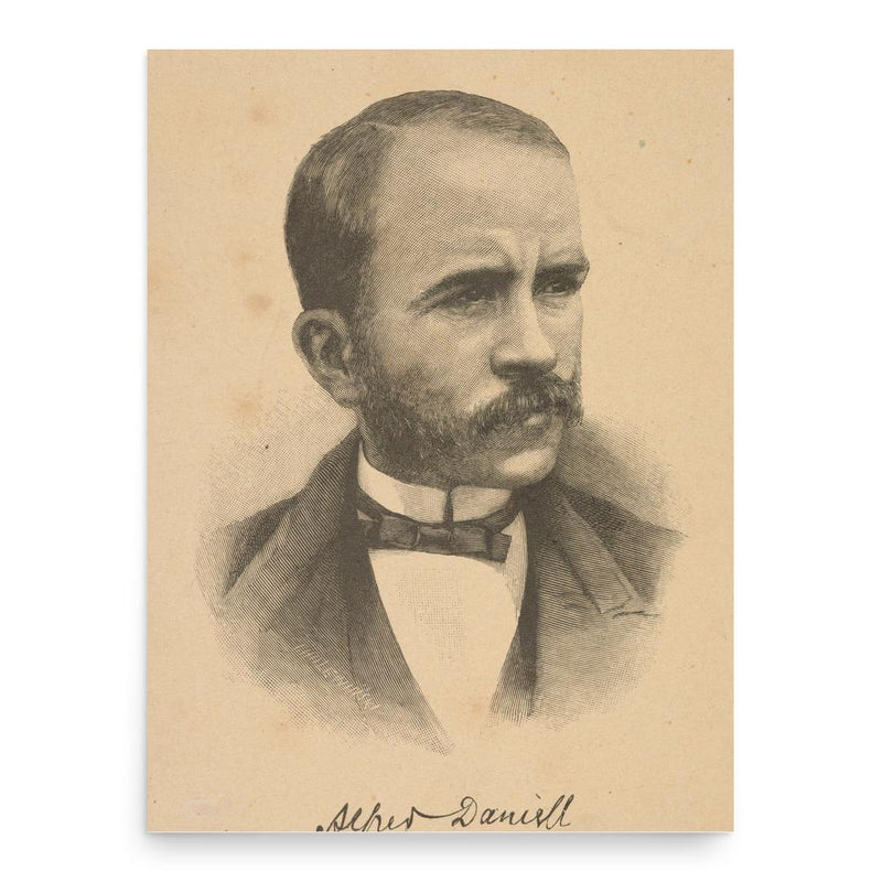 Alfred Daniell poster print, in size 18x24 inches.