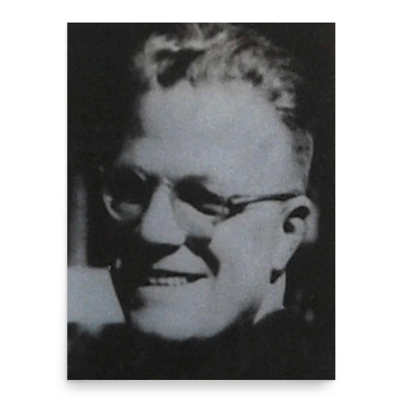 Alfred Delp poster print, in size 18x24 inches.