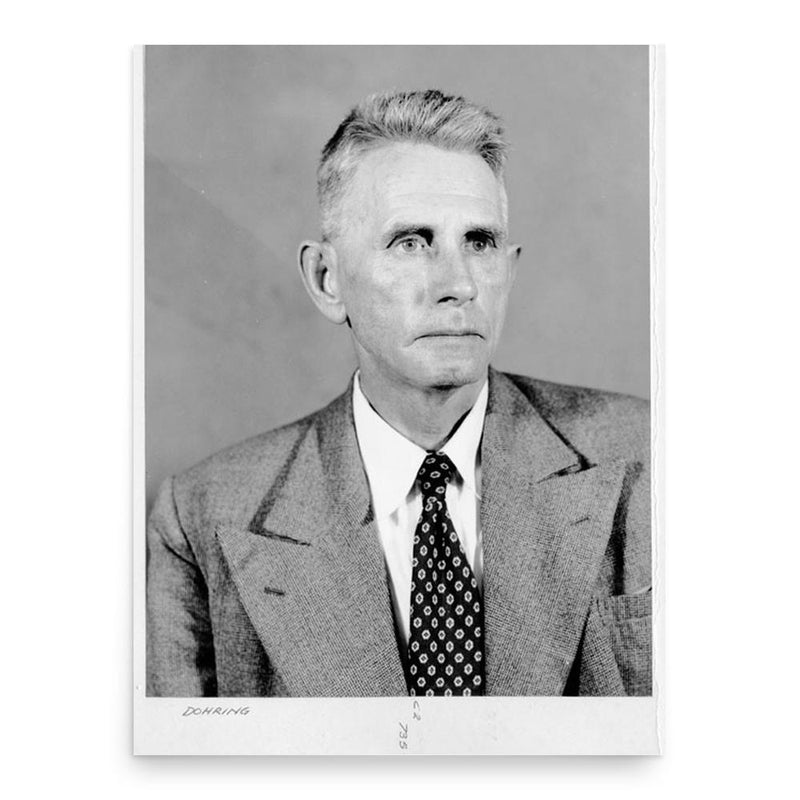 Alfred Dohring poster print, in size 18x24 inches.