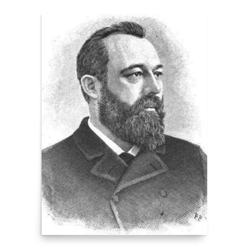 Alfred Dolge poster print, in size 18x24 inches.